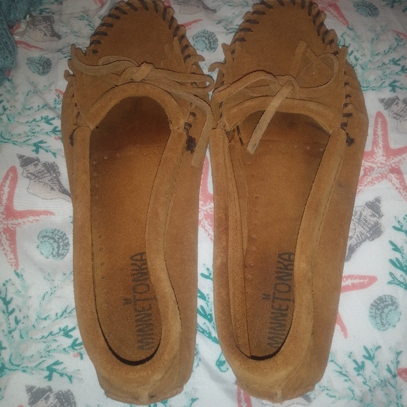 Minnetonka kilty • size 6 Warm Cognac Brown 🍁 - Picture 6 of 6